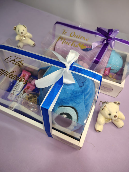 Stitch Birthday Box con Peluche, Golosinas y Chocolates – Regalo de Cumpleaños